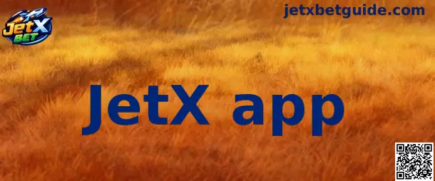 Interface ilustrativa do JetX app