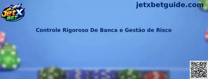 Controle rigoroso de banca e gestão de risco no JetX