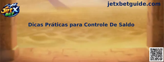 Dicas Práticas para Controle De Saldo no JetX Bet